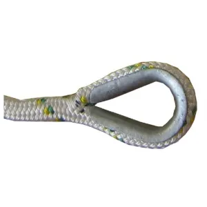 Portable Winch Co. PCA-1203M2ESC Double-braided Polyester Rope with Two Eye Splices 3/8"x328'