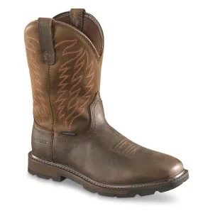 Ariat Men's Groundbreaker Wide Square Toe H2O Waterproof Western Work Boots