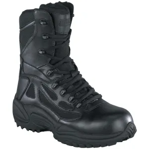 Women's Reebok(R) Composite Toe 8" Side Zip Stealth Boots