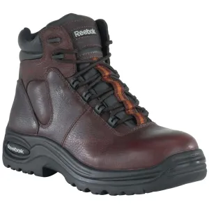 Women's Reebok(R) 6" Composite Safety Toe Sport Boots Dark Brown