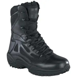 Men's Reebok(R) 8" Side Zip Stealth Tactical Boots Black