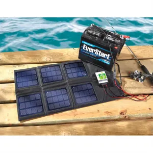 Nature Power 18W Folding Solar Panel with 8A Charge Controller