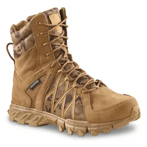 Reebok Men's Trailgrip 8" Side-zip Waterproof Tactical Boots Digital Camo