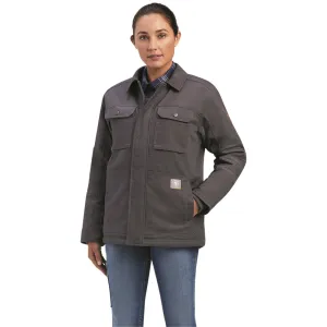 Ariat Women's Rebar DuraCanvas Insulated Sherpa-lined Coat