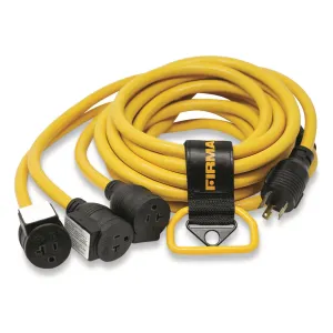 FIRMAN L5-30P 30AMP to 5-20RX3 25' Power Cord