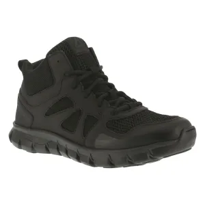 Reebok Men's 4" Sublite Cushion Mid Tactical Boots Black