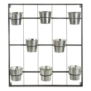 CASTLECREEK Galvanized Steel Herb Garden Wall Planter