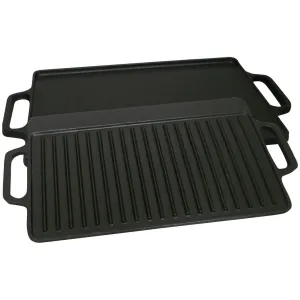 King Kooker 14x28" Cast Iron Two - Sided Griddle