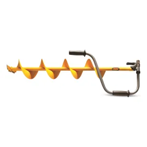 Jiffy 8 inch Hand Auger with Flip Up Handle