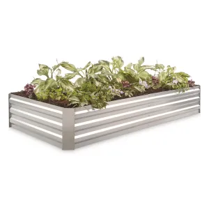 CASTLECREEK Large Galvanized Steel Planter Box