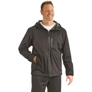 Guide Gear Men's Stretch Waterproof Packable Rain Jacket Black
