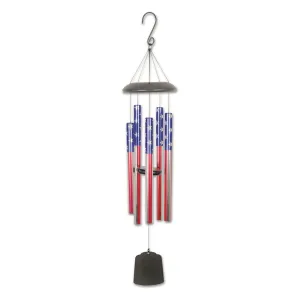 Red Carpet Studios 36 inch Stars  &  Stripes Wind Chime