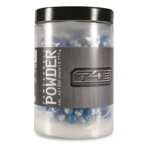 T4E .43 cal. Powder Ball Blue/White 500 Rounds