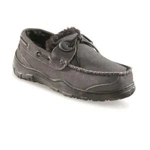 Guide Gear Men's Suede Tie Moc Slippers