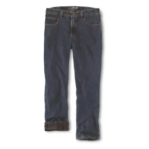 Carhartt Relaxed Fit Flannel-lined Jeans