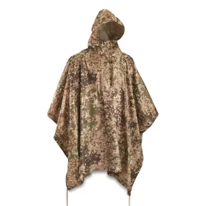 Mil-Tec Nylon Ripstop Arid Flecktarn Camo Poncho