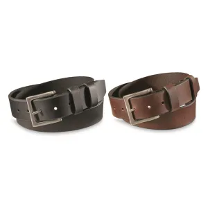 Guide Gear Leather Belts 2 Pack
