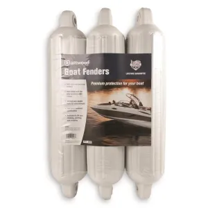 SoftSide 5" x 22" Oval Mooring Boat Fenders 3 Pack