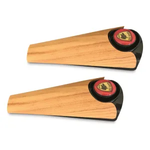 Guard Dog 128 dB Woodgrain Door Stop Wedge Alarm 2 Pack