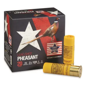 Stars and Stripes Pheasant Loads 20 Gauge 2 3/4" 1 oz. 25 rds.