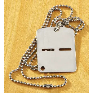 Italian Military Surplus Dog Tags 4 Pack New