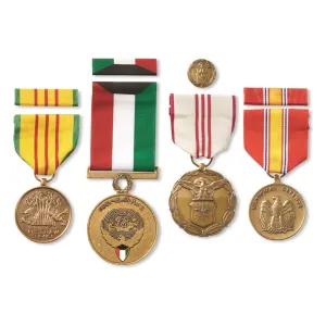 U.S. Military Surplus 5 Piece GI Medal Collectors Set New