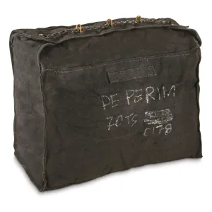 Italian Military Surplus 64L Flyer's Kit Bag with Chain Closure Used