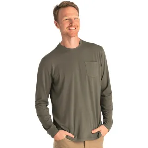 Free Fly Men's Bamboo Flex Long Sleeve Pocket Tee