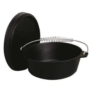King Kooker 16 Qt. Pre-Seasoned Cast Iron Dutch Ovens