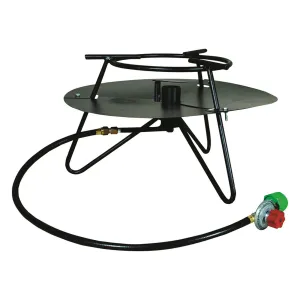 King Kooker 12 Tripod Jet Burner with Baffle