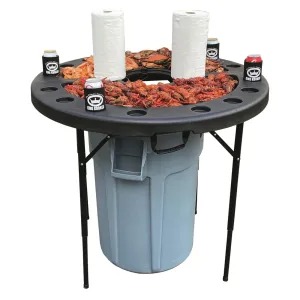 King Kooker Plastic Folding Seafood Serving Table