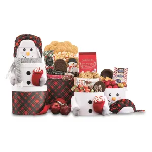 Wine Country Gift Baskets Snowman Tower
