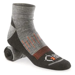 Guide Gear Men's Merino Wool Blend Midweight Quarter Crew Socks 3 Pairs
