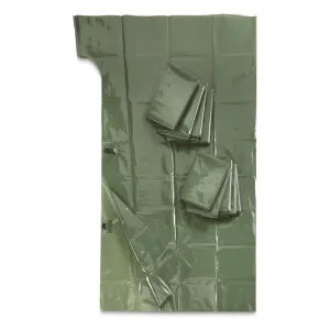 East German Military Surplus Emergency Poncho Tarp 6 pack New