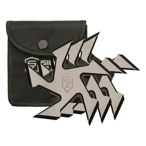 SZCO Sierra Zulu 4" Buzzsaw Throwing Stars 3 Pack