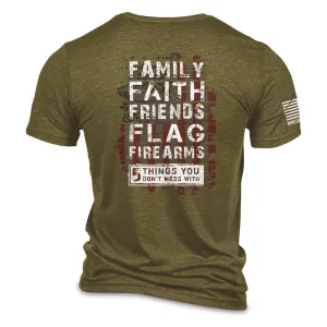 Nine Line Men's 5 Things Short Sleeve Tee