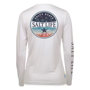 Salt Life Women's Amerilove Star SLX Long-Sleeve Shirt
