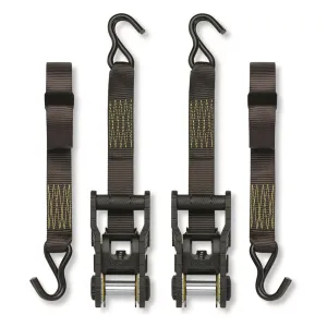 SmartStraps Tactical 14' 5000-lb. Ratchet Tie Down 2 Pack