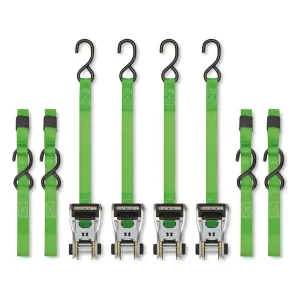 SmartStraps Ratchet X 14' 1500-lb. Ratchet Tie Down 4 Pack