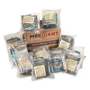 MRE Giant Meals Ready to Eat Case of 12