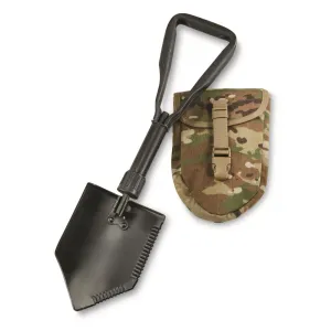 U.S. Military Surplus Entrenching Tool with OCP Cover New