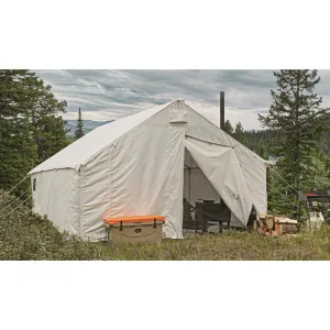 Guide Gear 12x18' Canvas Wall Tent Frame/Floor/Rainfly Not Included
