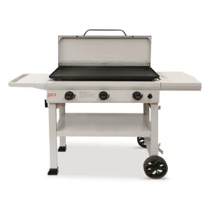 LoCo Cookers 36" 3-Burner SmartTemp Propane Flat Top Grill/Griddle Chalk Finish