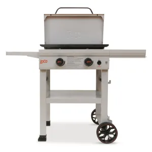 Loco Cookers 26" 2-Burner SmartTemp Propane Flat Top Grill/Griddle Chalk Finish
