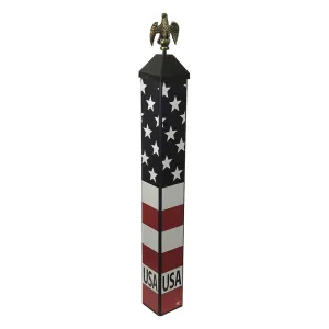 Red Carpet Studios Design Post Patriotic Eagle