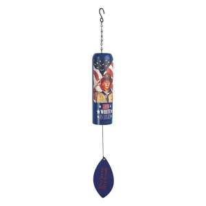 Red Carpet Studios Chime Bell Norman Rockwell Red White and Blue