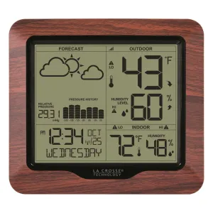La Crosse Technology Backlit Weather Station with Forecast  &  Atomic Time