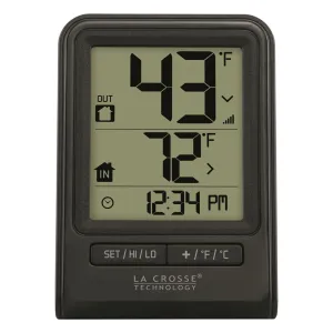 La Crosse Technology Wireless Temperature Station with Time