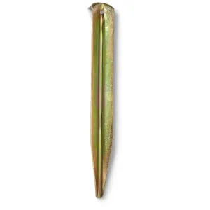 Italian Military Surplus Steel Tent Stakes New 10 Pack