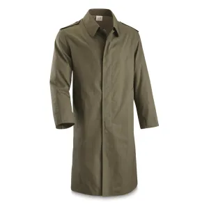 French Military Surplus Trench Coat New